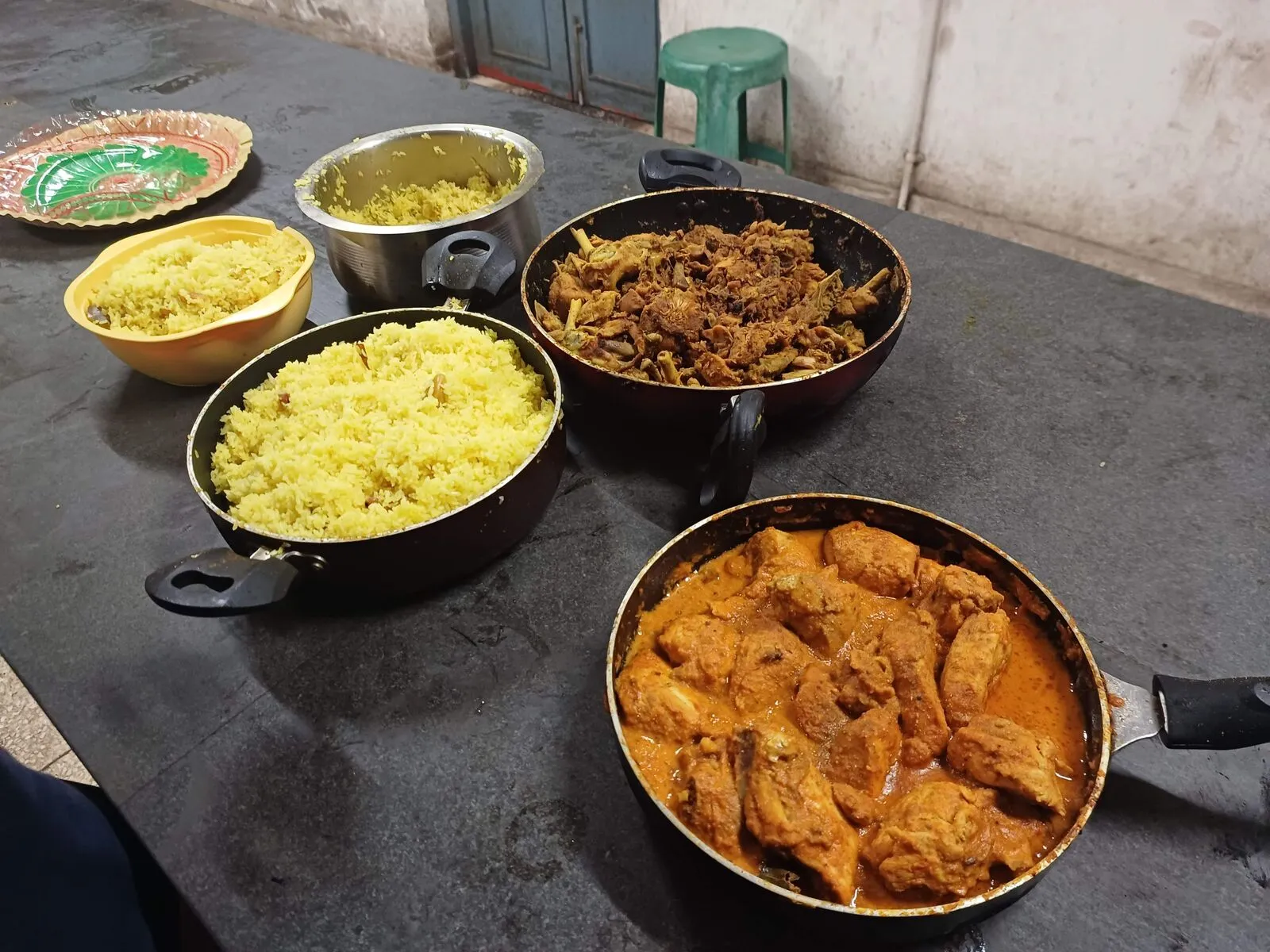 The royal spread.